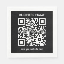 Editable (instantly generated) QR code | Black