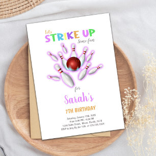 Editable Kids Strike Party Invite