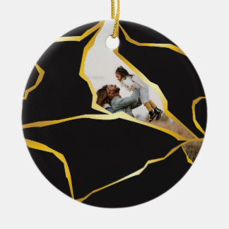 Editable Kintsugi Design Ornament