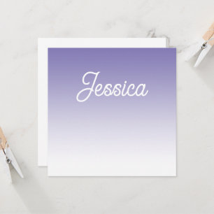 (Editable) Light Purple Colour Ombre & Your Text Invitation