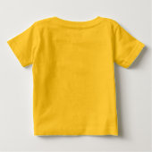 Editable Made in Iowa Stamp of Approval Baby T-Shirt (Back)