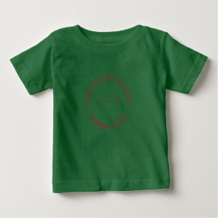 Editable Made in North Carolina Stamp of Approval Baby T-Shirt