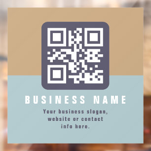 Editable Modern QR code Template   Muted Colours