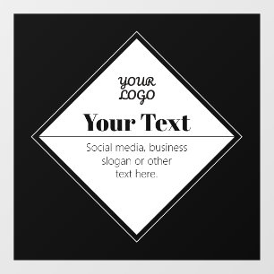 Editable Modern Text Design & Your Logo