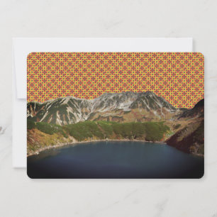 Editable Mountain Lake Collage Custom Holiday Card