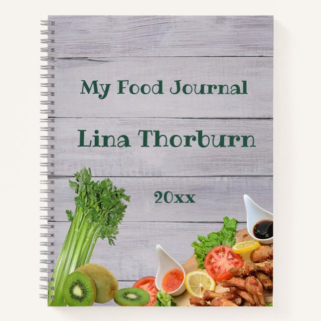 Editable My Food Journal (Front)