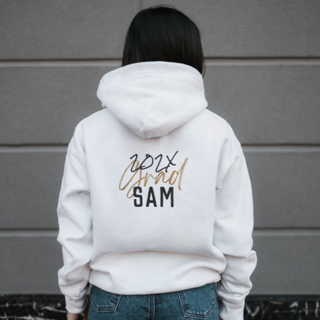 EDITABLE NAME YEAR Custom GRADUATION Hoodie (Creator Uploaded)