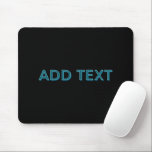 Editable Outlined Lettering w/Drop Shadow  Mouse Pad<br><div class="desc">Bold and expressive looking text,  customise as you like!</div>