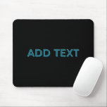 Editable Outlined Lettering w/Drop Shadow  Mouse Pad<br><div class="desc">Bold and expressive looking text,  customise as you like!</div>