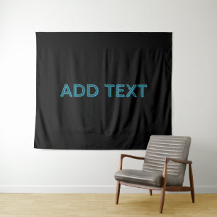 Editable Outlined Lettering w/Drop Shadow  Tapestry