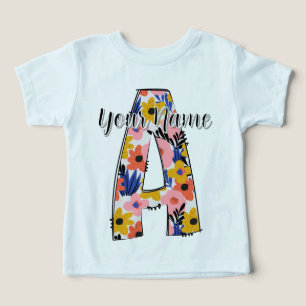 editable photo Alphabet letters A  personalised 