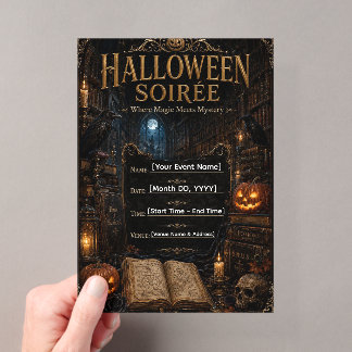 Editable Printable Gothic Costume Party Invite Acrylic Invitations