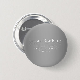 Editable Promotional Template for Business etc. 6 Cm Round Badge