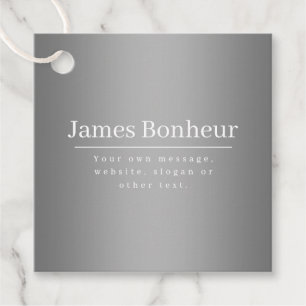 Editable Promotional Template for Business etc. Favour Tags