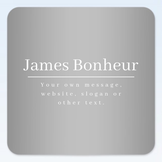 Editable Promotional Template for Business etc. Square Sticker (Creator Uploaded)