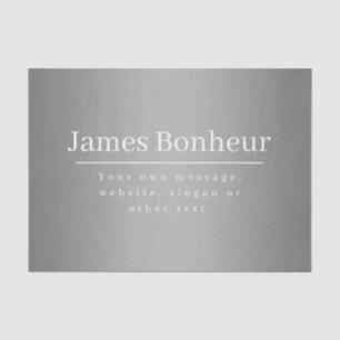 Editable Promotional Template for Business etc. Tissue Paper