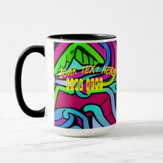 Editable Psychedelic Mug