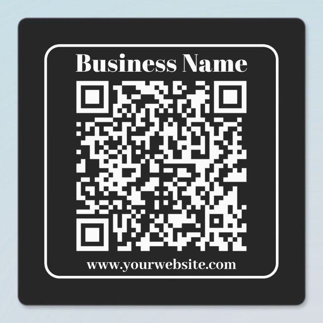 Editable QR code Black & White Retro Modern Style (Creator Uploaded)