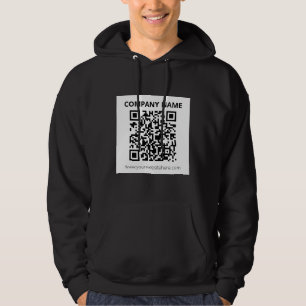 Editable QR code & Simple Customisable Design  Hoodie
