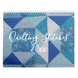Editable Quilt Photograohy Photography Full Year Calendar