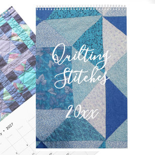 Editable Quilt Photograohy Photography Full Year Calendar