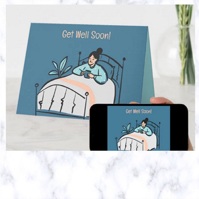 Editable Recovering Get Well Soon Card (Creator Uploaded)