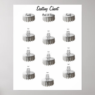 Editable Seating Chart Art