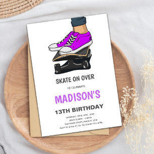 Editable Skater Party Invite for Kids