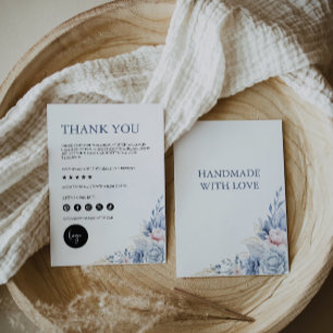 Editable Small Business Thank You Card, Card