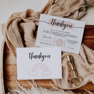 Editable Small Business Thank You Card, Card