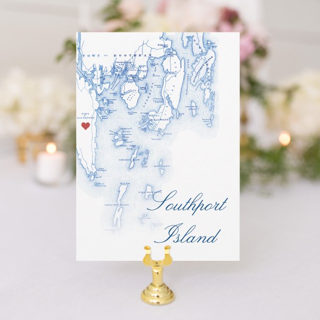 Editable Southport Maine Wedding Table Name Cards (Southport Maine Wedding Table Name Reception Table Number for a Newagen Seaside Inn Wedding )