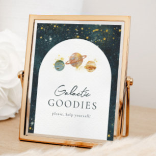 Editable Space Party Sign