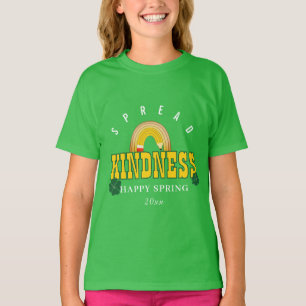 Editable Spring St. Patrick's Day Spread Kindness T-Shirt
