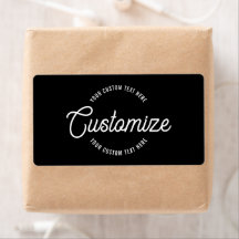 Editable Stylish Cursive & Modern Circular Text