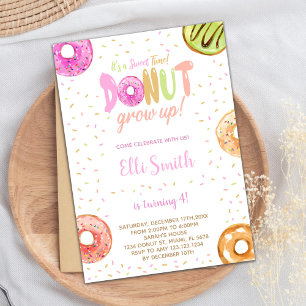 Editable Sweet Party Invite for Girls