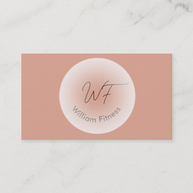Editable Template With Minimalist QR Code Elegant Business Card (Front)