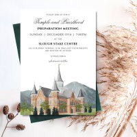 Editable Temple and Priesthood Preparation Meeting