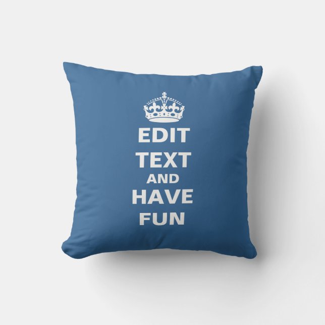 Editable Text Cushion (Front)