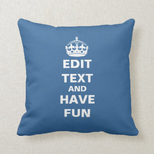 Editable Text Cushion