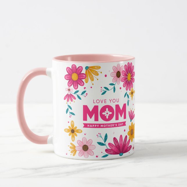 editable text design mug (Left)