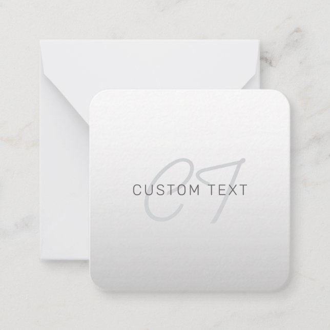 Editable Text for Business, Greeting or Name Card (Front)