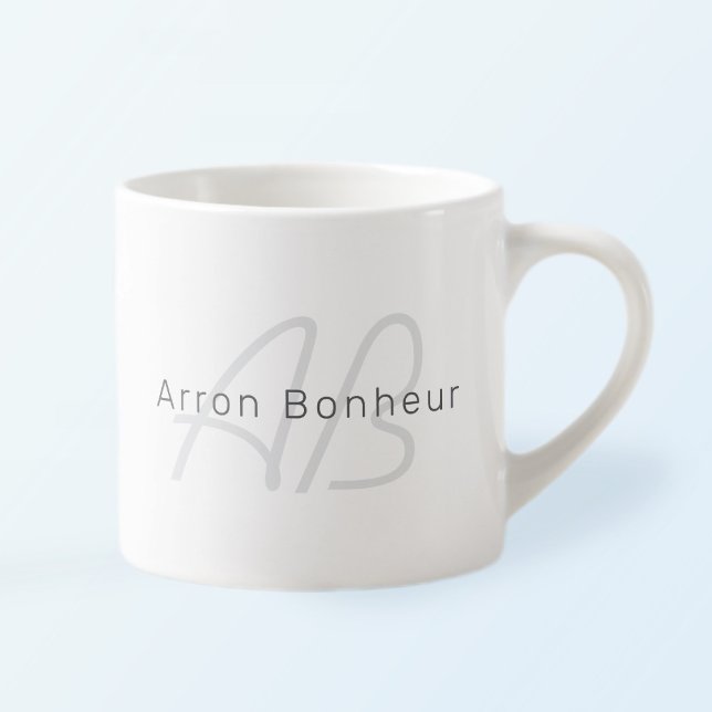 Editable Text for Business, Greeting or Name Espresso Cup (Creator Uploaded)