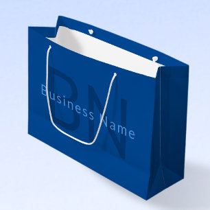Editable Text Template for Monogrammed Name Etc. Large Gift Bag