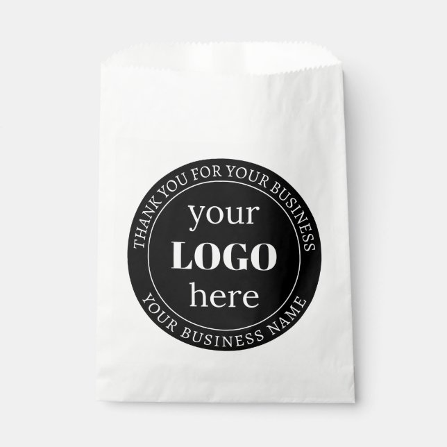 Editable Text & Your Logo or other Design  Favour Bags (Front)