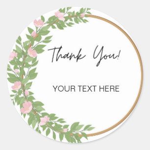 EDITABLE THANK YOU STICKER