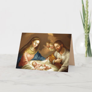 Editable The Nativity Card