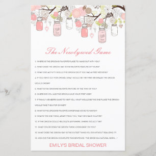 Editable The Newlywed Game, Who Knows Couple