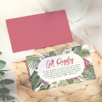 Editable Tropical Floral Modern Boho Bridal Shower