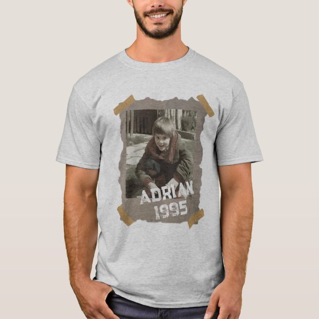 Editable Vintage Birthday T-Shirt Design (Front)