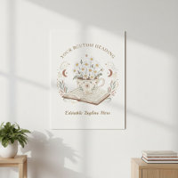 Editable Vintage Chamomile Flowers Illustration